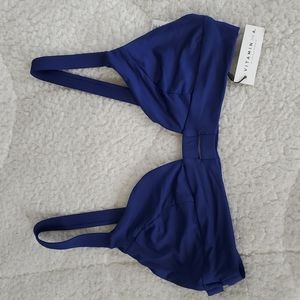 Vitamin A Neutra Bralette Bikini Top Blue
